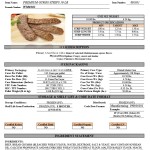 Kronos Premium Cone Style Gyros Beef Strips Uncooked Kronos - 1/10lbs