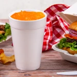 16j16 White Foam Cup 16oz Dart - 1000ct