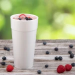 24j16 White Foam Cup 24oz Dart - 500ct