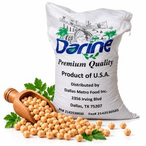 Garbanzo Beans 8Mm Darine - 50Lbs