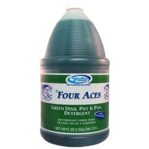 Four Aces Green Dish Detergent Skyline - 4/1gallon