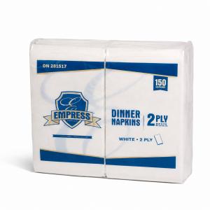 Dinner Napkin 15"X17" 2-Ply White Dn281517B Empress - 20/150Ct