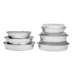 Ops Dome Lid For 9" Aluminum Foil Container Af-Kdl09 Karat - 500Ct