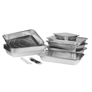 Foil Lid For Full Size Aluminum Foil Steam Table Pan Af-stpl01 Karat - 50ct