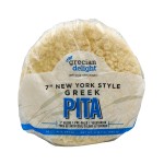 7” New York Style Pita Grecian Delight - 12/10ct
