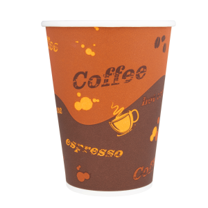 12 Oz Paper Hot Cups (Coffee Print) C-Kc512 Karat - 1000Ct