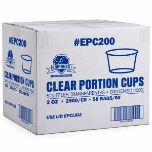 Clear Portion Cups 2Oz Epc200 Empress - 2500Ct