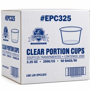 Clear Portion Cups 3.25Oz Epc325 Empress - 2500Ct
