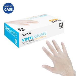 Vinyl Powder-Free Glove (Medium) Clear Fp-Gv1007 Karat - 1000Ct