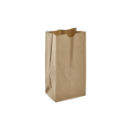 4 Lb. Kraft Paper Bags Fp-Sos04K Karat - 4/500Ct