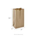 4 Lb. Kraft Paper Bags Fp-Sos04K Karat - 4/500Ct