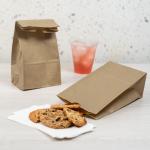 4 Lb. Kraft Paper Bags Fp-Sos04K Karat - 4/500Ct