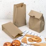 4 Lb. Kraft Paper Bags Fp-Sos04K Karat - 4/500Ct