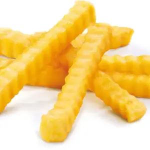 3/8" Crinkle Cut Fries 10Mm Farm Frites - 6/5 Lb