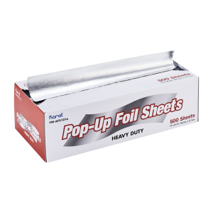 10.75" X 12" Aluminum Pop-up Foil Sheets Heavy Duty Fw-afs101 Karat - 6/500ct