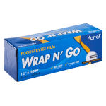12" X 2000' Wrap N’ Go Foodservice Film W/ Cutter Fw-Wng1220 Karat - 1Roll