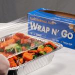 12" X 2000' Wrap N’ Go Foodservice Film W/ Cutter Fw-Wng1220 Karat - 1Roll
