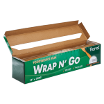 18" X 2000' Wrap N’ Go Foodservice Film W/ Cutter Fw-wng1820 Karat - 1roll