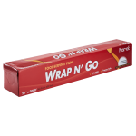 24" X 2000' Wrap N’ Go Foodservice Film W/ Cutter Fw-Wng2420 Karat - 1Roll