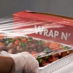 24" X 2000' Wrap N’ Go Foodservice Film W/ Cutter Fw-Wng2420 Karat - 1Roll