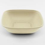 48oz Bagasse Bowl Square Natural Pfas Free Cb48 Dmf - 300ct