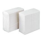Tall Fold Napkin 13.5x7 1 Ply White Kn-f137-1w Karat - 20/500pcs