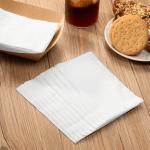Tall Fold Napkin 13.5x7 1 Ply White Kn-f137-1w Karat - 20/500pcs