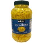 Banana Pepper Rings Mild Krinos - 4/1gallon
