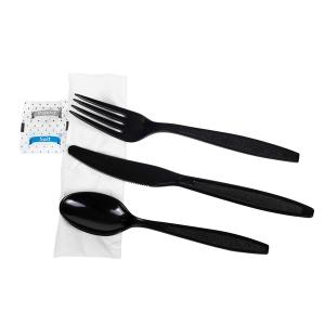 Cutlery Kits Heavy Weight Black Ps U2204b Karat - 250ct